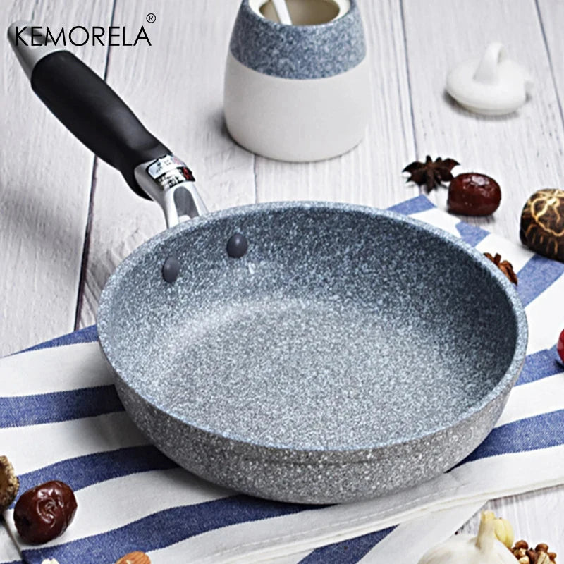 Durable Stone Non-Stick Frying Pan – 28/26/24/20cm Skillet for Induction & Gas Stoves